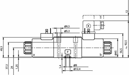 Pièces agricoles - Hydraulique - Distributeur électrique NG6