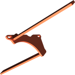 Pièces agricoles - Pièce divers - Porte-essuie-glace droit -peint-