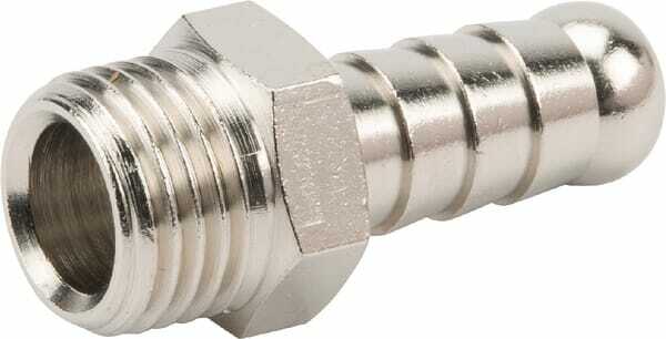 Pièces agricoles - Pièce pneumatique - Embout de tuyau 9 mm x 1/4"