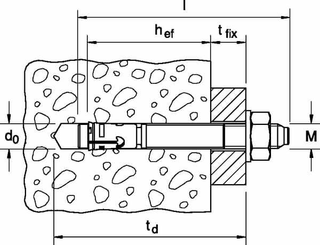 Pièces agricoles - Fasteners - Pivot d'ancrage FAZ 10/10 (2)