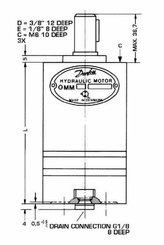 Pièces agricoles - Hydraulique - Moteur Orbit ,W. Ø16 Moteur O