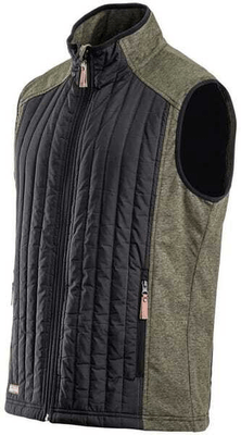 Vêtements et protections - Vêtement  - Gilet en polaire hybride/homme, olive 2XS