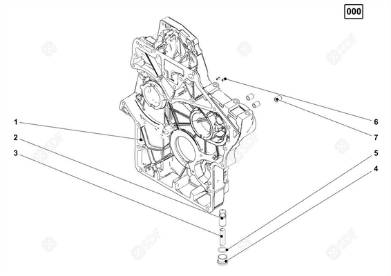 Pièces agricoles - Pieces moteur - pompa olio