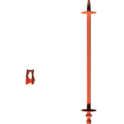 Pièces agricoles - Pièce divers - bride d’accouplement soudée -peinte-