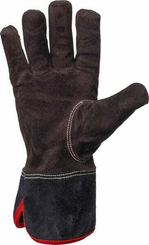 Vêtements et protections - Equipement - Gants de travail en cuir noir taille 8/M Protect de Kramp