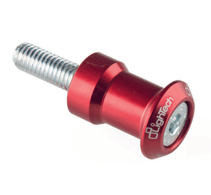 Pièces Quad & Motos - Equipement véhicule - Pions de bras oscillant LIGHTECH M6 X 1,00 rouge universels (la paire)
