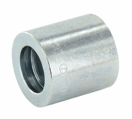 Pièces agricoles - Hydraulique - Jupe à sertir Ø25x24,7mm DN8 acier / zingué / blanc passivé Alfagomma