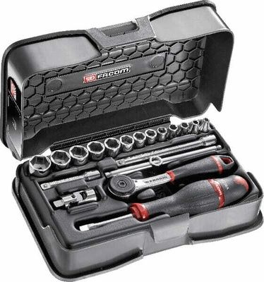 Outils - Outils divers - Jeu de douilles 1/4" 19 pièces