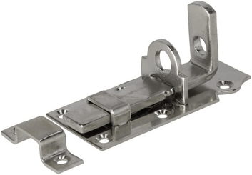 Pièces agricoles - Fasteners - Boulon de verrouillage plat 100 mm en acier inoxydable