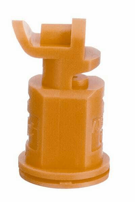 Pièces agricoles - Pièce Pulvérisateur - Buse à double jets A13070 110° 2 jaune plastique TeeJet