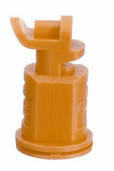 Pièces agricoles - Pièce Pulvérisateur - Buse à double jets A13070 110° 2 jaune plastique TeeJet