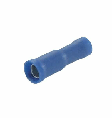 Pièces agricoles - Eclairage - Connecteur Bullet femelle bleu Ø5mm - 1,5-2,5mm² (6)