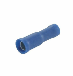 Pièces agricoles - Eclairage - Connecteur Bullet femelle bleu Ø5mm - 1,5-2,5mm² (6)