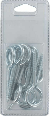 Pièces agricoles - Fasteners - Boulon à œil 5,3 x 50 mm (10)