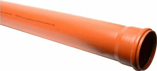 Pièces agricoles - Hydraulique - Tube PVC 110 mm x 5,0 m