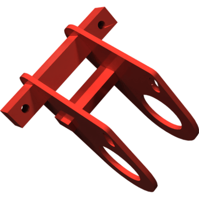 Pièces agricoles - Pièce divers - Support de guidage peint