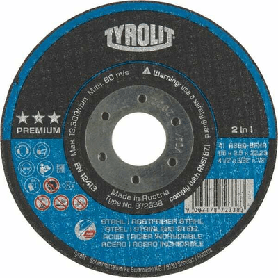 Outils - Outils divers - Disque à tronçonner Pr.Ac-inox 115x2,5