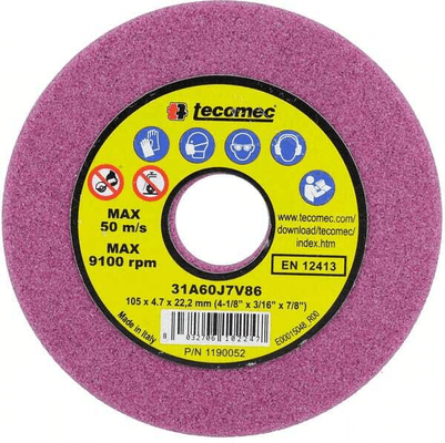 Pièces agricoles - Jardin et forêt pièce adaptable - Disque abrasif 105x4,7x22mm