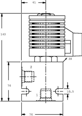 Pièces agricoles - Hydraulique - Vanne 2/2 SVP12-NCR-24D-DN-XC-B-6B
