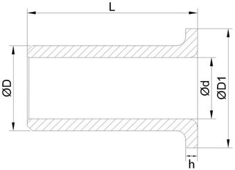 Pièces agricoles - Fasteners - Douille perçage collet20x30x20