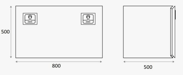 Pièces agricoles - Pièce divers - Boîte à outils ZEN30 acier noir