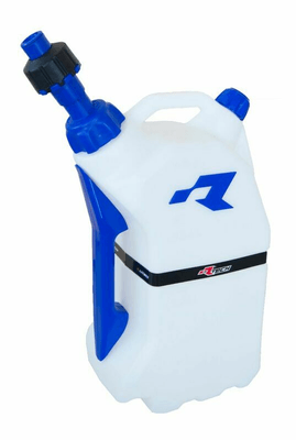 Pièces Quad & Motos - Transport - Garage - Paddock - Bidon d'essence RACETECH remplissage rapide 15L translucide/bleu