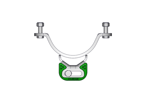 Materiels - Matériel d'élevage - autre - DEMI BRIDE RONDE SURLOCK SIMPLE SV D.140MM