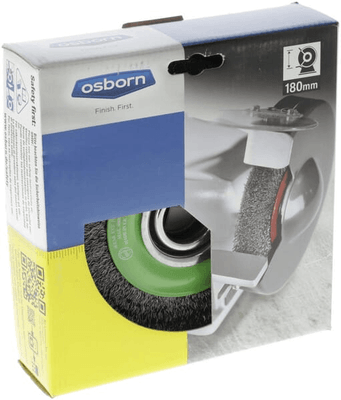 Outils - Outils divers - Brosse métallique ronde 178x23 mm en acier inoxydable