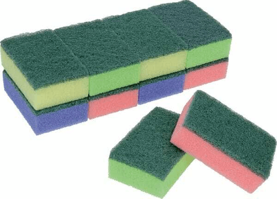 Pièces agricoles - Cloture,Jardin & Sylviculture - Éponge à récurer 9x6x3cm 10pc