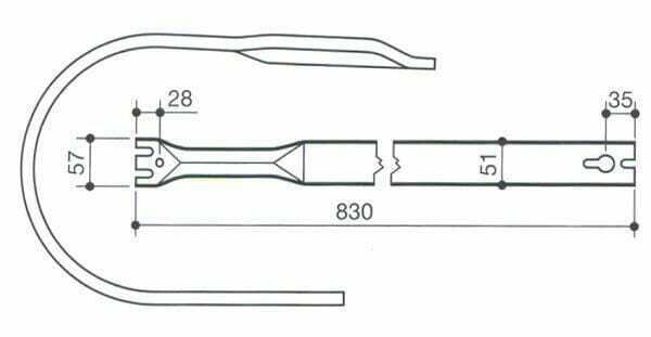 Pièces agricoles - Fenaison & élevage - Lame de pick-up p/John D.