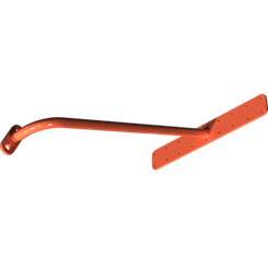 Pièces agricoles - Pièce divers - support gauche soudé -peint-