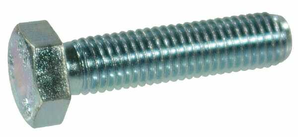 Pièces agricoles - Fasteners - Boulon hexagonal entièrement fileté 1/2x1 1/2 UNF 8.8 zingu