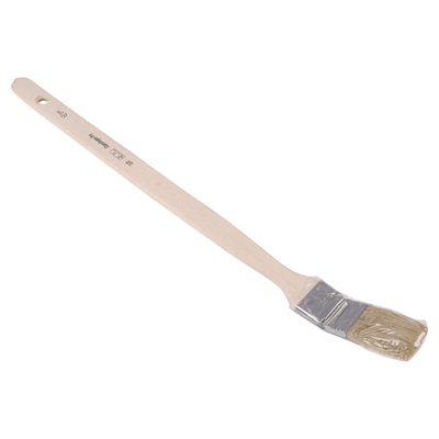 Chimie - Chimie divers - Brosse pour radiateur étoile en V, blanche poils de porc 38mm