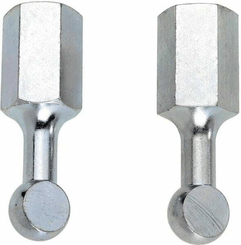 Outils - Outils divers - 2 embouts extr.roult-diam.6mm