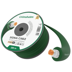 Pièces agricoles - Jardin et forêt pièce adaptable - Câble de signal Ø3,8 mm x 200 m, protection en maille métallique, âme en cuivre