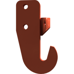 Pièces agricoles - Pièce divers - crochet HL25 cat2 soudé -peint-