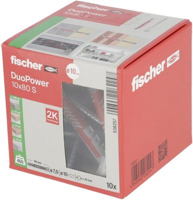 Pièces agricoles - Fasteners - Prise Duopower 10x80 S boîte 10pc