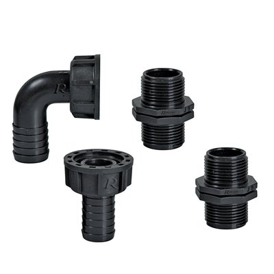 Pompes - Accessoires pompes - KIT RACCORD POMPE 1" DROIT+ CO