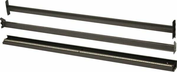 Pièces agricoles - Magasin - Support arrière 200 cm gris ardoise