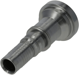 Pièces agricoles - Hydraulique - Raccord à sertir 4SH-DN20 avec bride ø44,5 mm