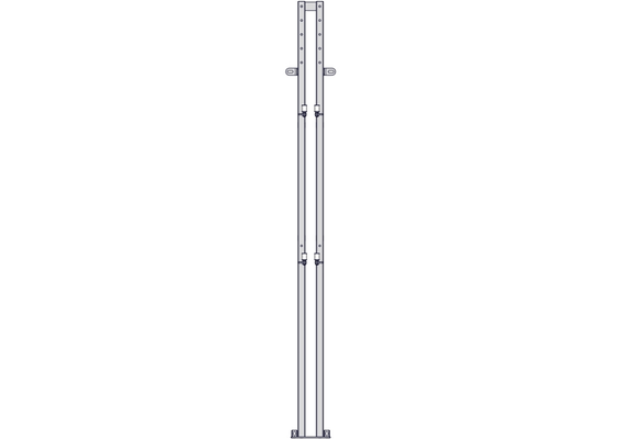 Materiels - Accessoires 20Kg-30Kg - PORTIQUE ARRIERE SEPARATION COULISSANTE