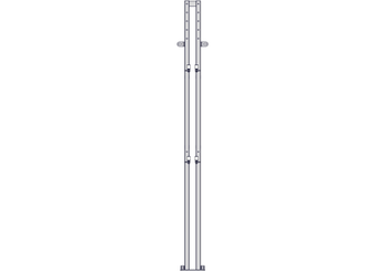 Materiels - Accessoires 20Kg-30Kg - PORTIQUE ARRIERE SEPARATION COULISSANTE