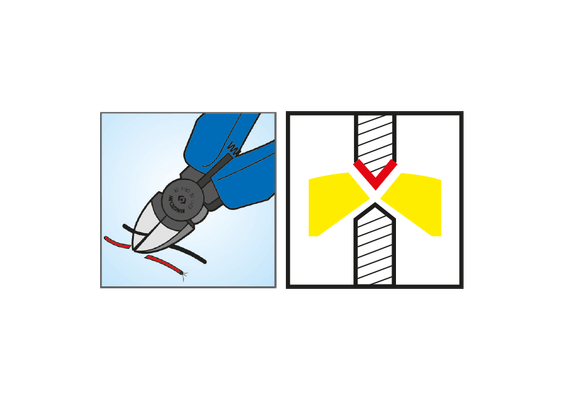 Outils - Outils divers - Blister de pince coupante diagonale 105mm