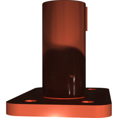 Pièces agricoles - Pièce divers - plaque de support soudée -peinte-