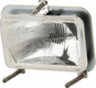 Insert de phare halogène, rectangulaire, transparent, 167x74x74mm, Cobo