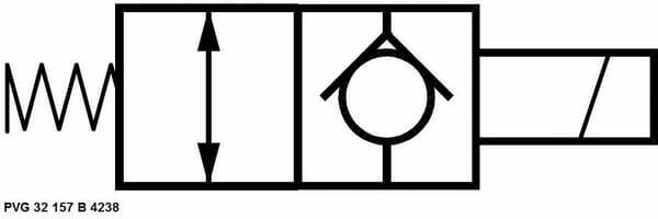 Pièces agricoles - Hydraulique - Clapet de sécurité NO 157B4238