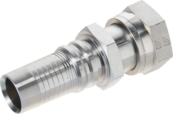 Pièces agricoles - Hydraulique - Raccord à sertir 4SH-DN20 avec bride ø38,1 mm