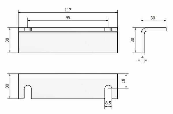 Pièces agricoles - Hydraulique - Support de soudage pour PVG16/PVG32