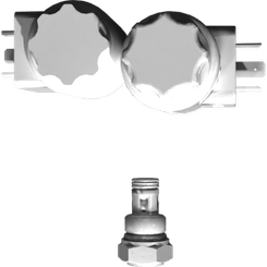 Pièces agricoles - Pièce divers - Kit de vannes suppl bogies TF profi