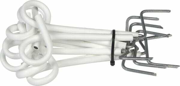 Pièces agricoles - Cloture,Jardin & Sylviculture - 10 Isol. queue de cochon 15cm